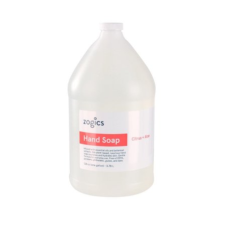 Zogics Hand Soap, Citrus and Aloe, 1 gallon HSCA128-Single
